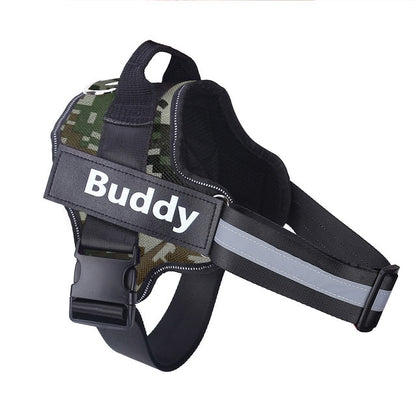 Personalized NO PULL Harness / FREE Velcro Label