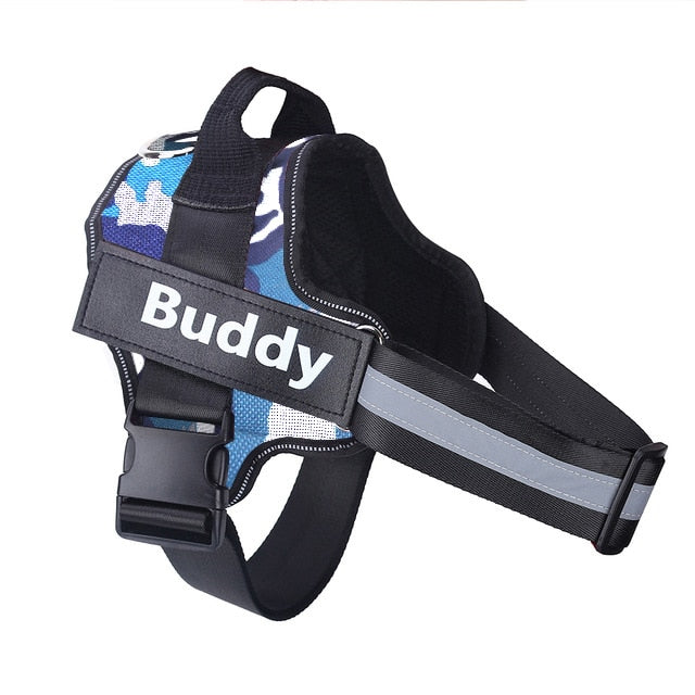 Personalized NO PULL Harness / FREE Velcro Label