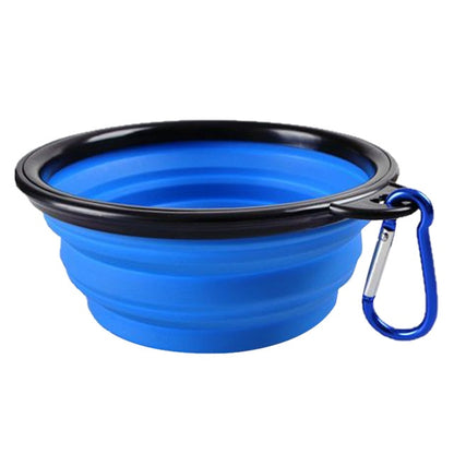 Portable & Collapsible Silicone Dog Travel Bowl